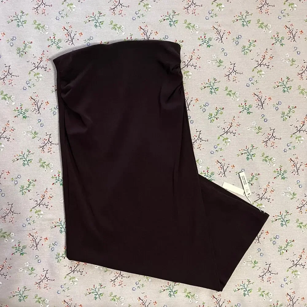 OGL Women's Maxi Skirt in Dark Brown - Picture 3 of 10